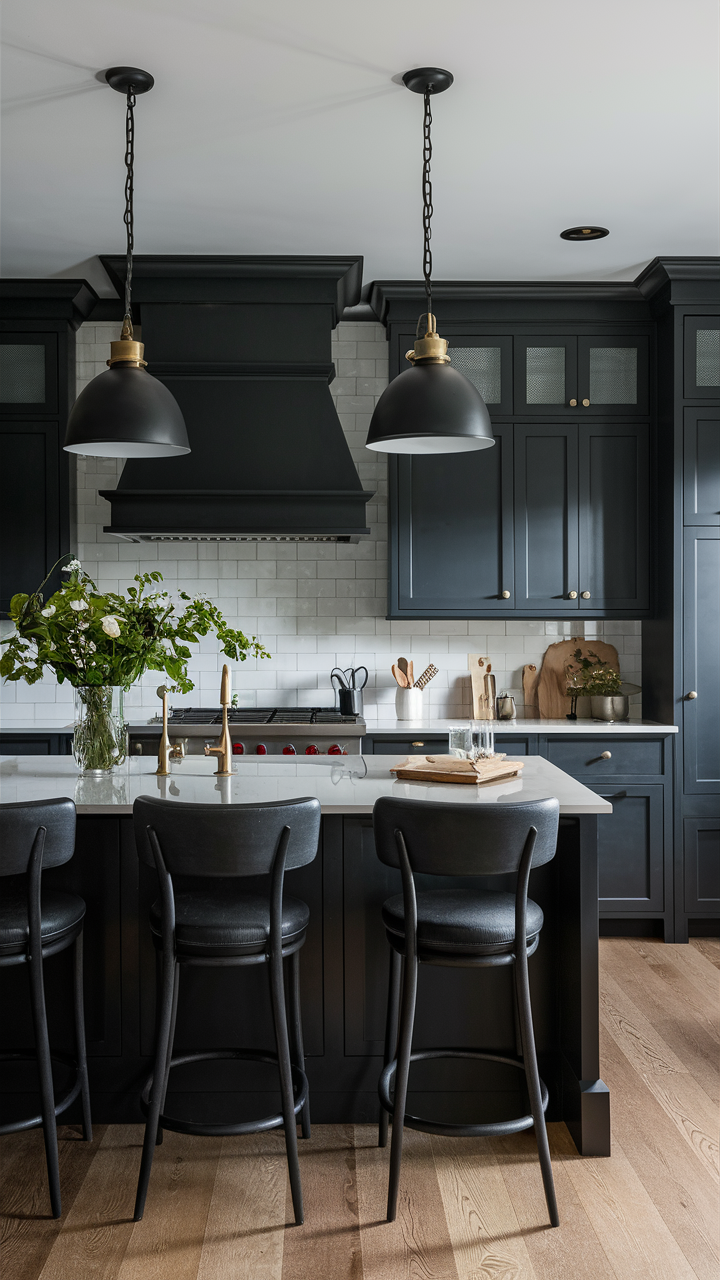 Dark Kitchen Design 23 Ideas: Sleek and Modern Aesthetic