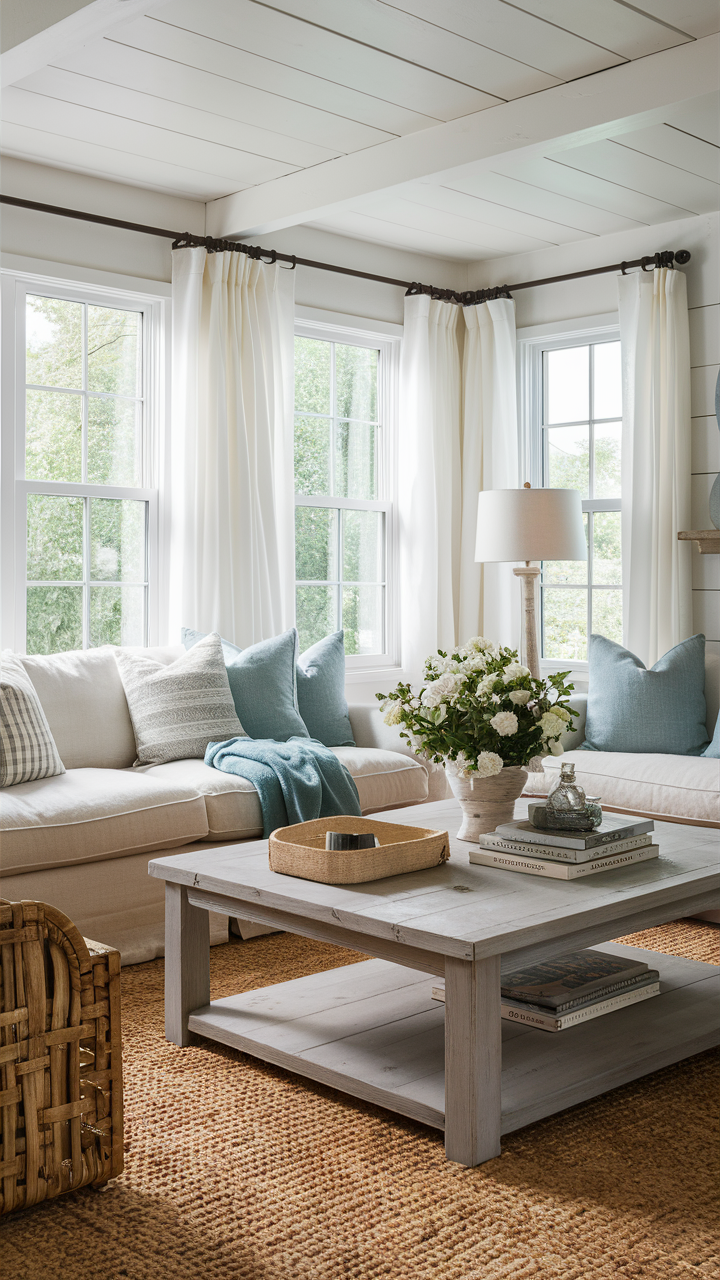 Farmhouse Living Room 22 Ideas for a Cozy and Stylish Space