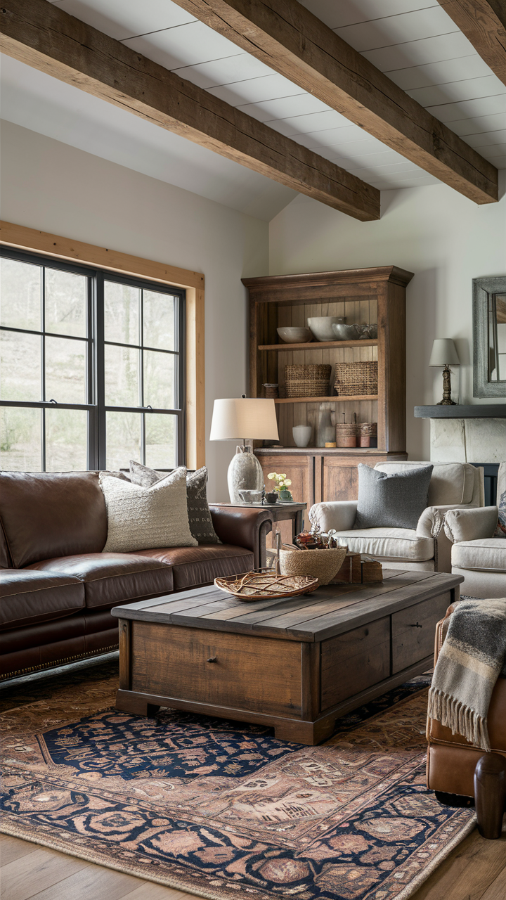 Farmhouse Living Room 22 Ideas for a Cozy and Stylish Space