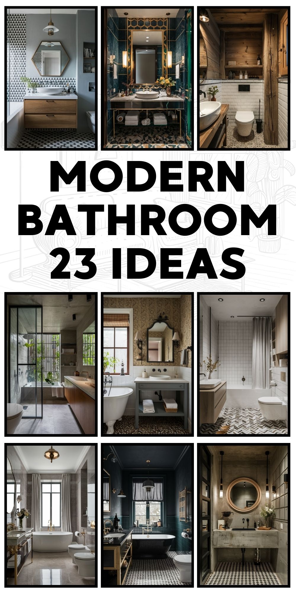 Modern Bathroom 23 Ideas: Elevate Your Space with Style and Functionality