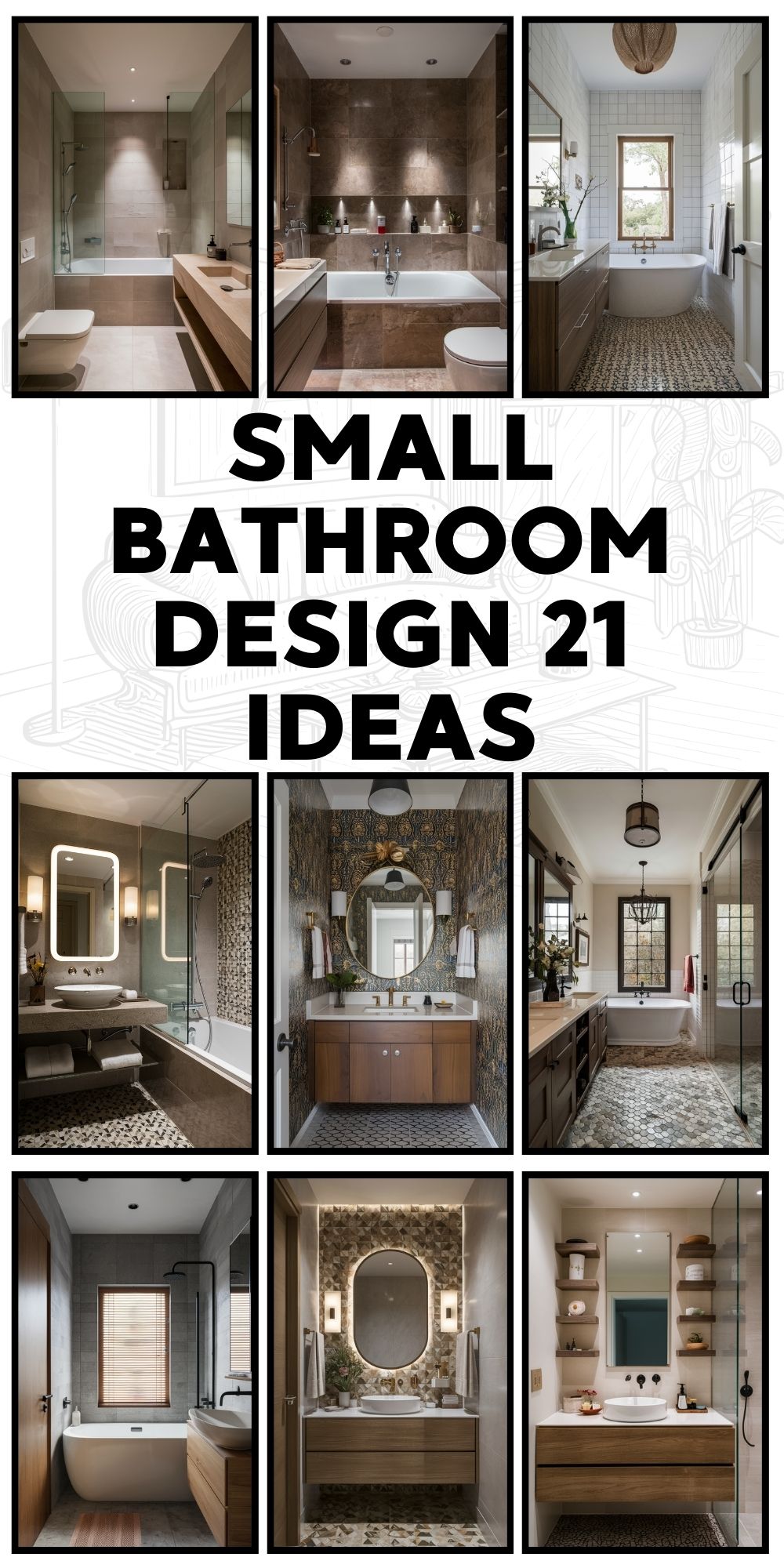 Small Bathroom Design 21 Ideas: Maximizing Space and Style