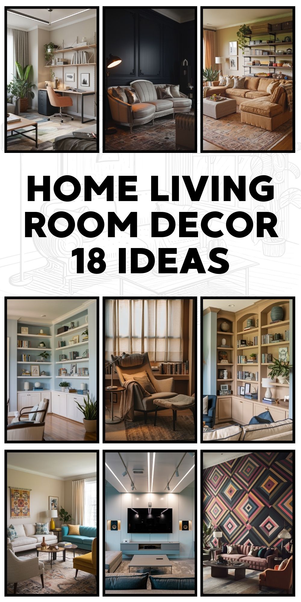 Home Living Room Decor 18 Ideas for Every Style