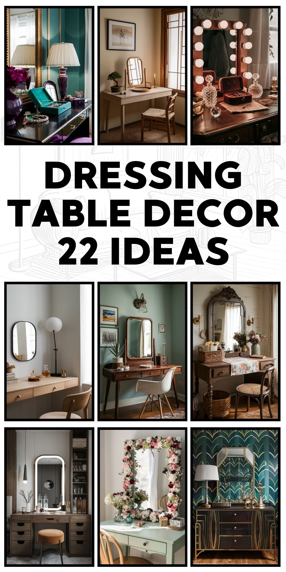 Dressing Table Decor 22 Ideas: Transform Your Space with Style