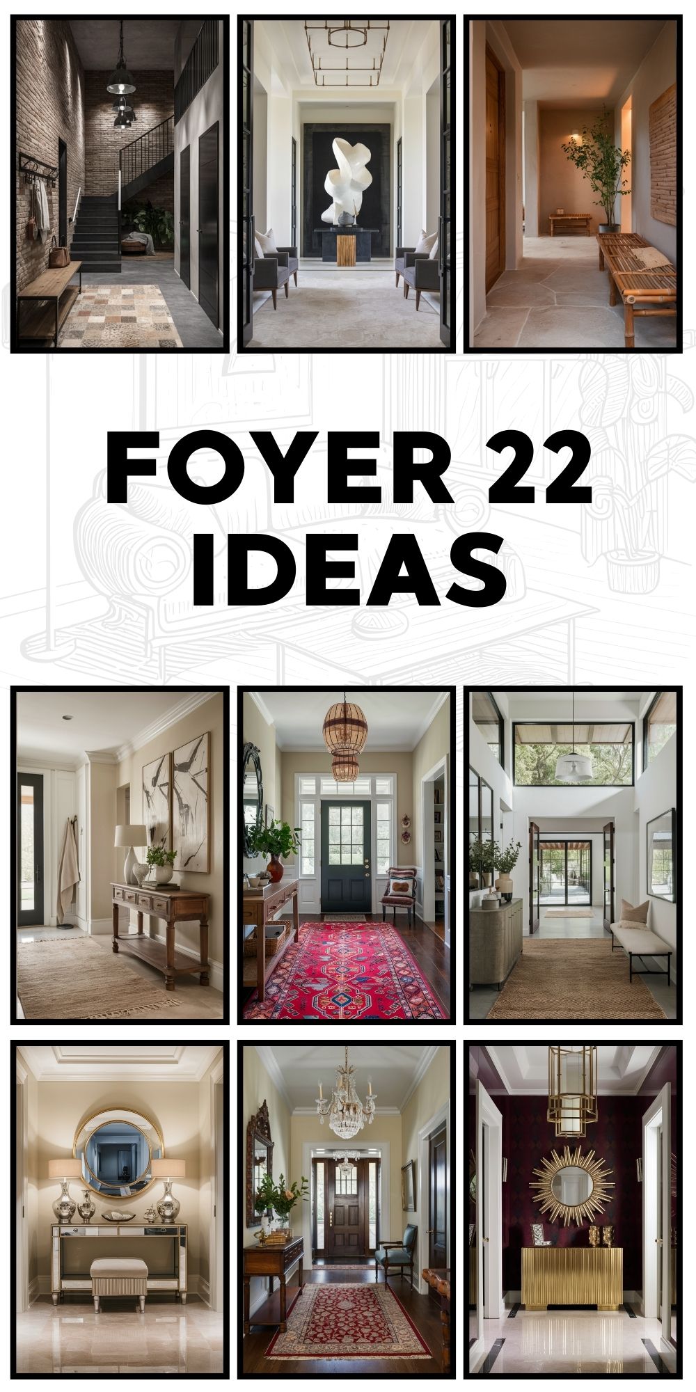 Foyer 22 Ideas: Transforming Your Entryway in Style