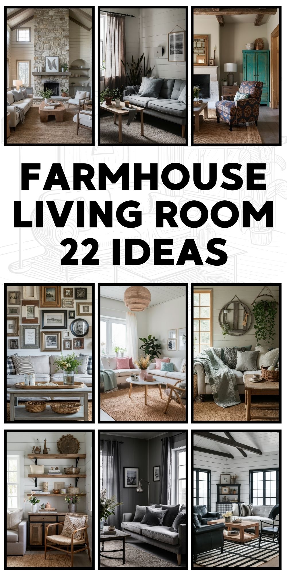 Farmhouse Living Room 22 Ideas for a Cozy and Stylish Space