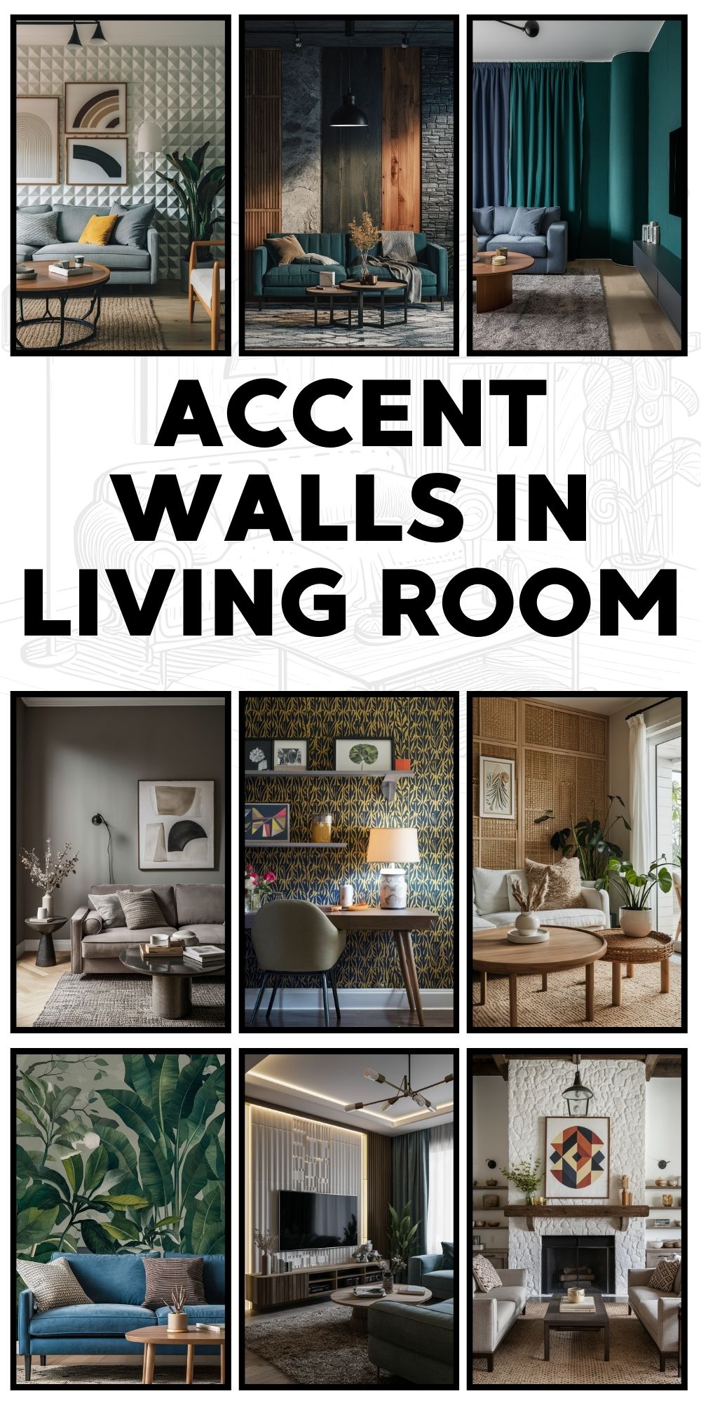 Accent Walls in Living Room: 24 Stunning Ideas to Transform Your Space