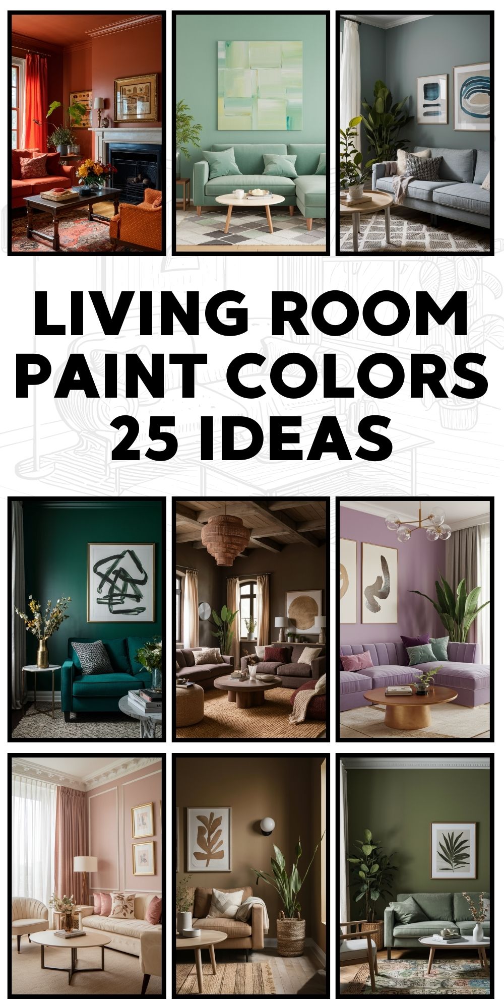 Living Room Paint Colors 25 Ideas: Transform Your Space