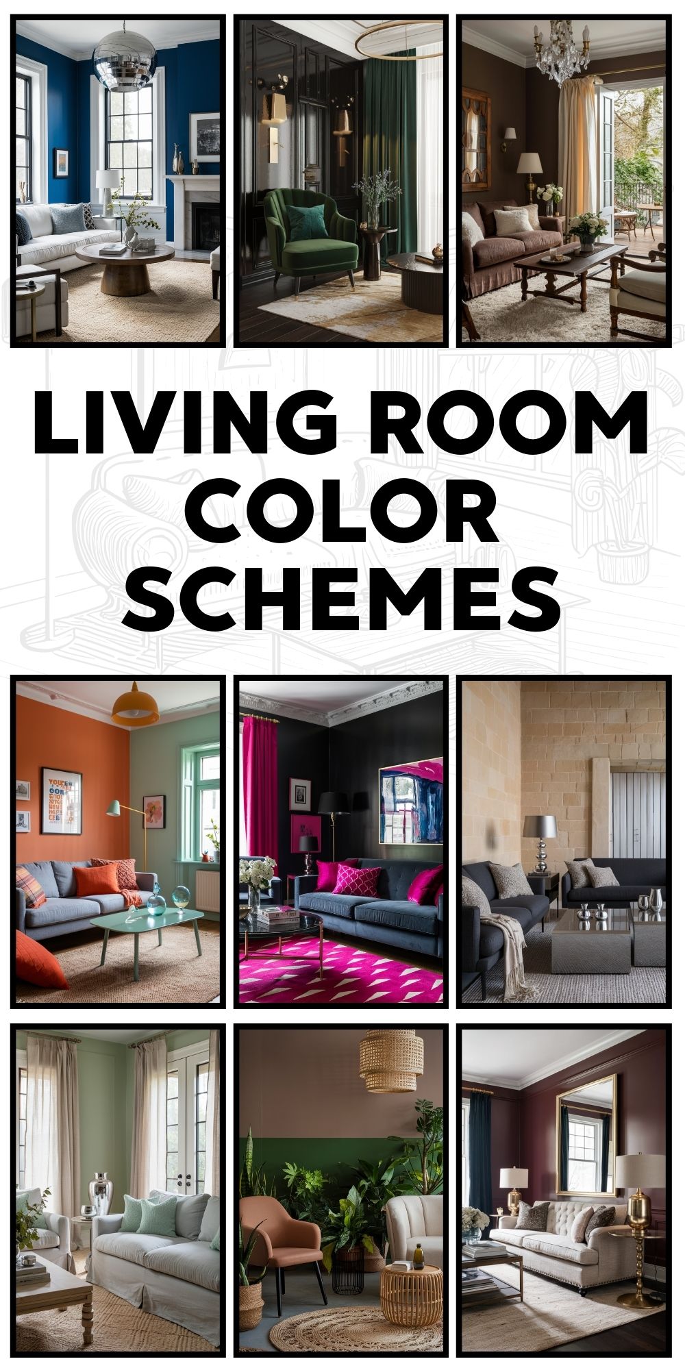 Living Room Color Schemes: Transform Your Space with Style and Elegance 25 Ideas