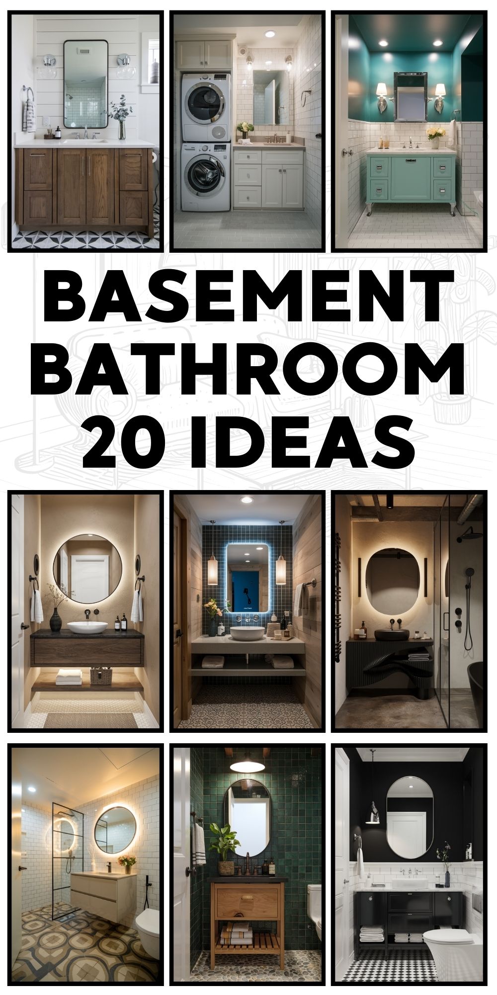 Basement Bathroom 20 Ideas and Designs: Elevate Your Space