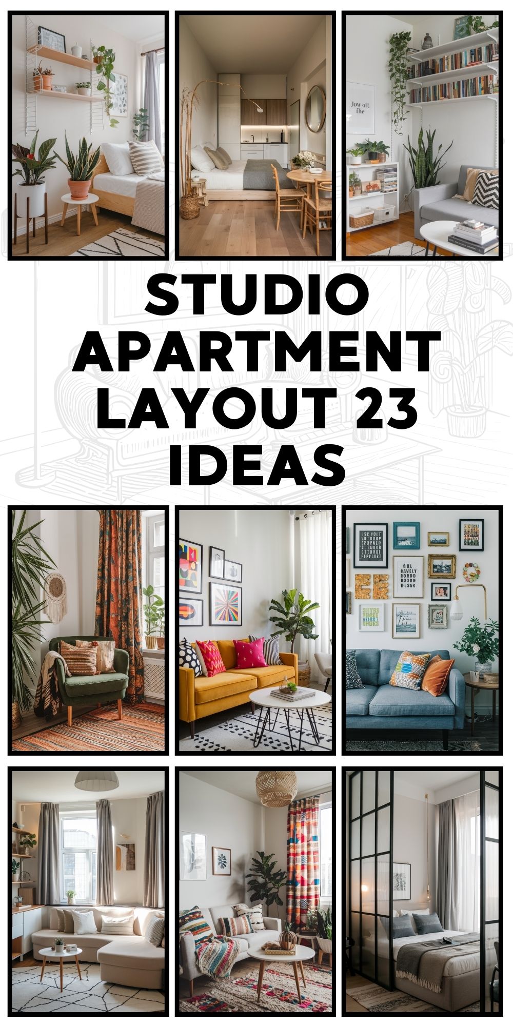 Studio Apartment Layout 46 Ideas for Every Style and Space