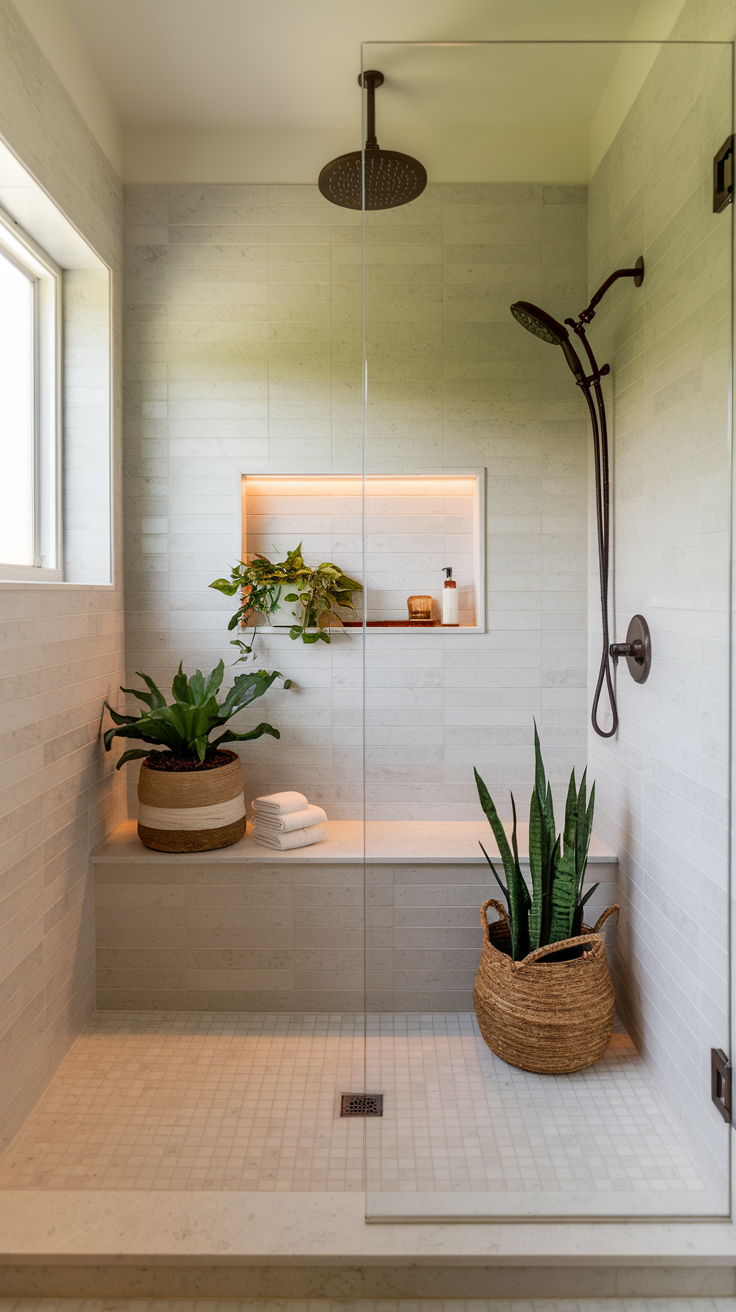 Half Wall Shower 23 Ideas: Elevating Your Bathroom Design