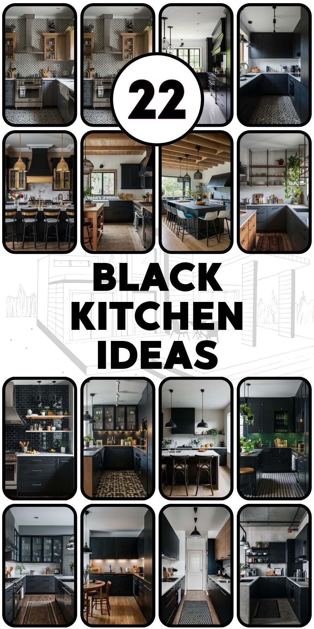 Black Kitchen 22 Ideas for a Modern and Stylish Home