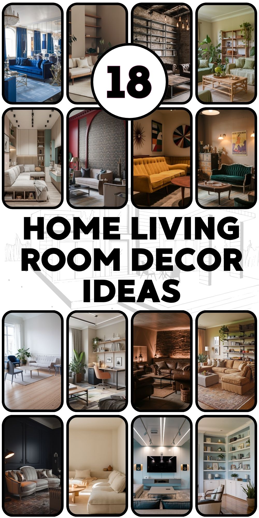 Home Living Room Decor 18 Ideas for Every Style