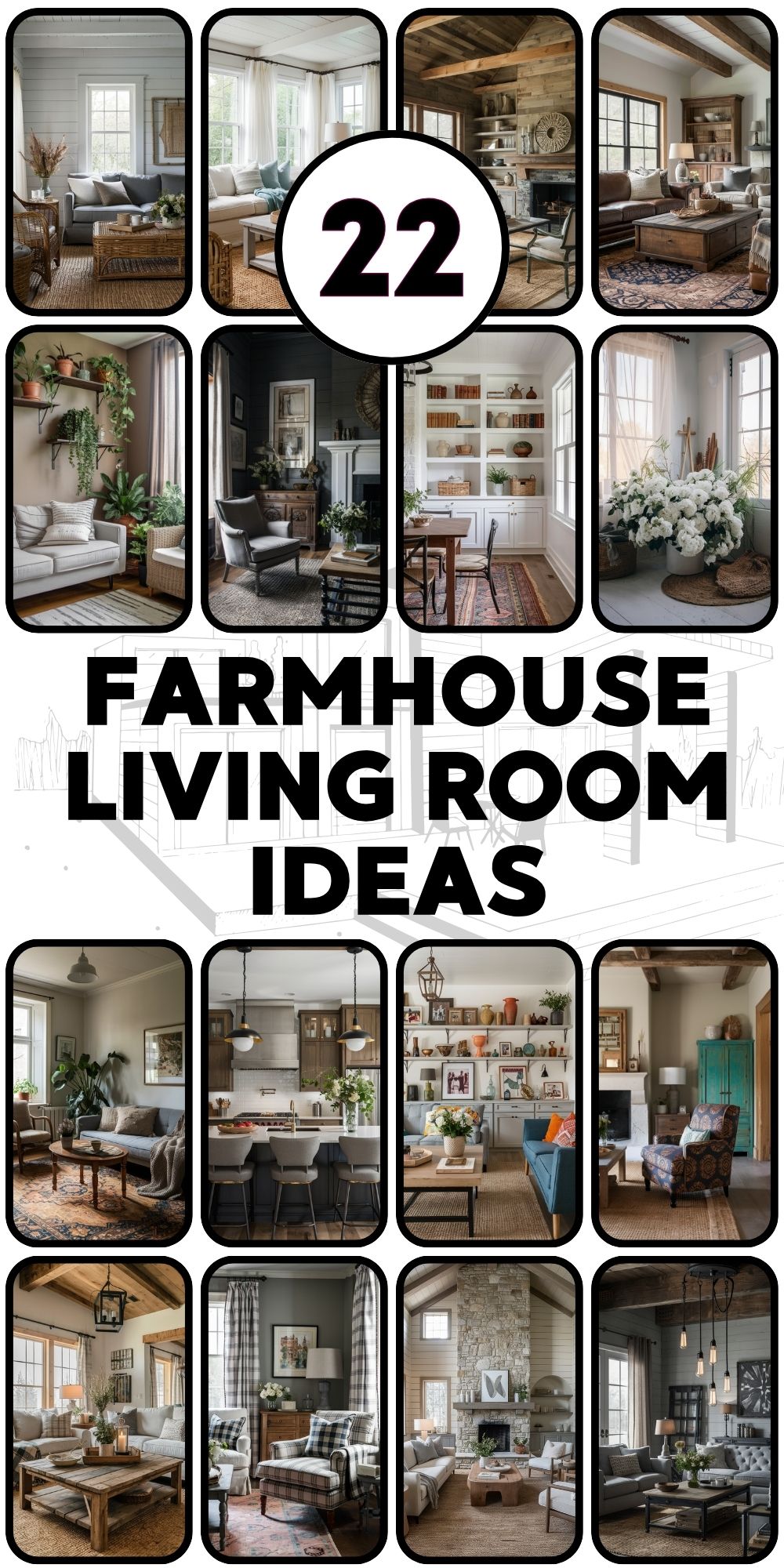 Farmhouse Living Room 22 Ideas for a Cozy and Stylish Space