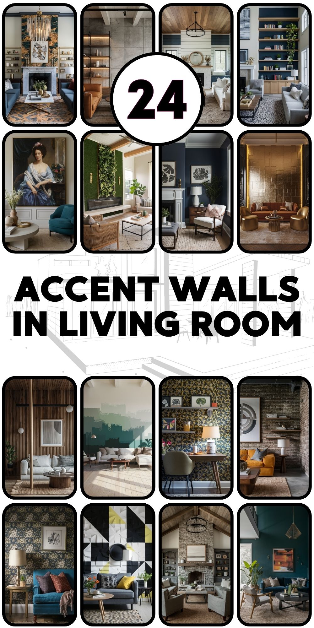 Accent Walls in Living Room: 24 Stunning Ideas to Transform Your Space