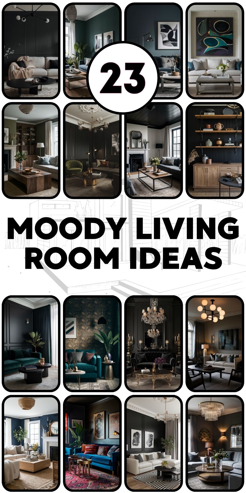 Moody Living Room 23 Ideas: Transform Your Space into a Dark and Sophisticated Haven