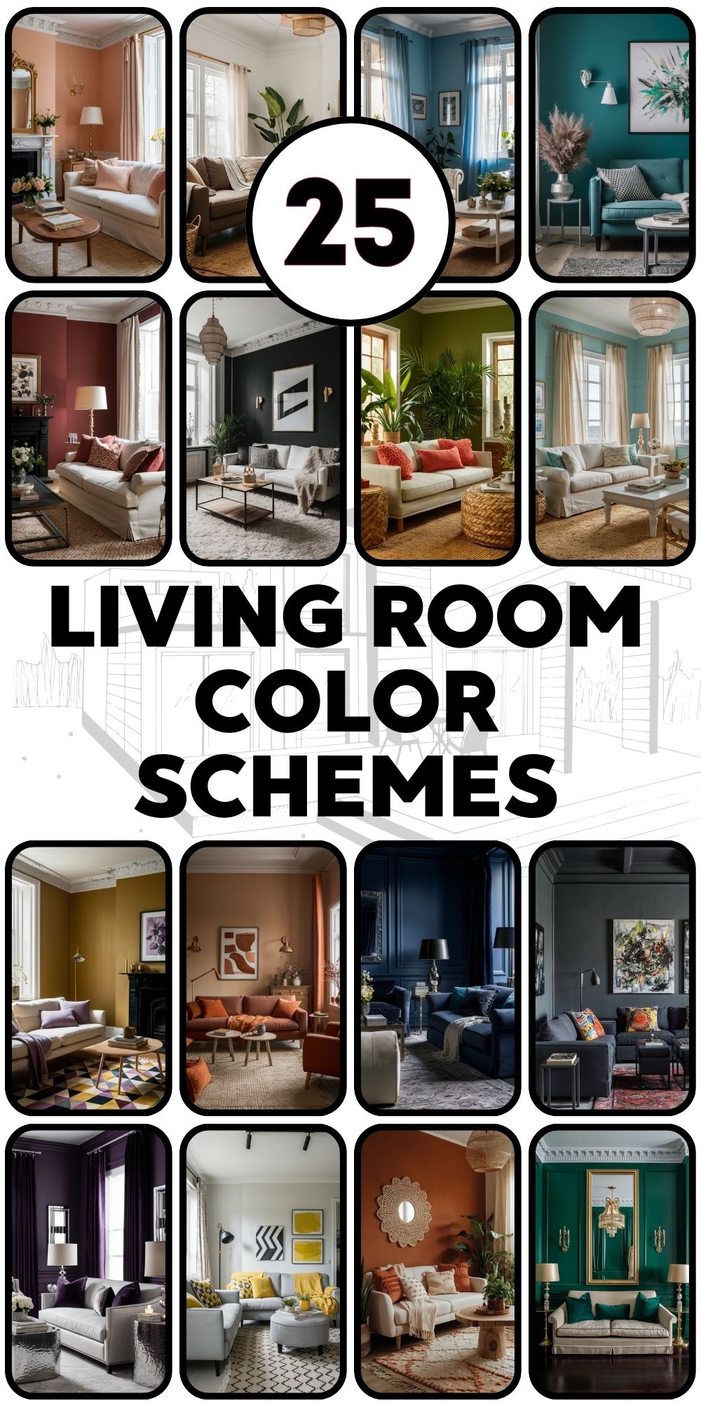 Living Room Color Schemes: Transform Your Space with Style and Elegance 25 Ideas