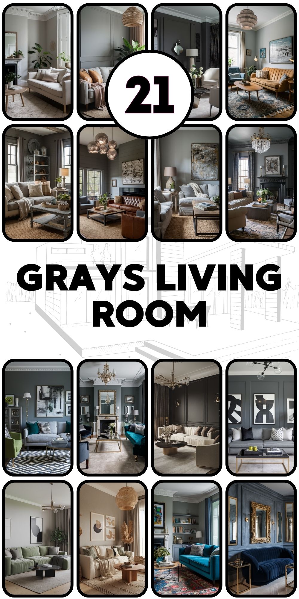 Grays Living Room: 21 Design Ideas and Inspiration