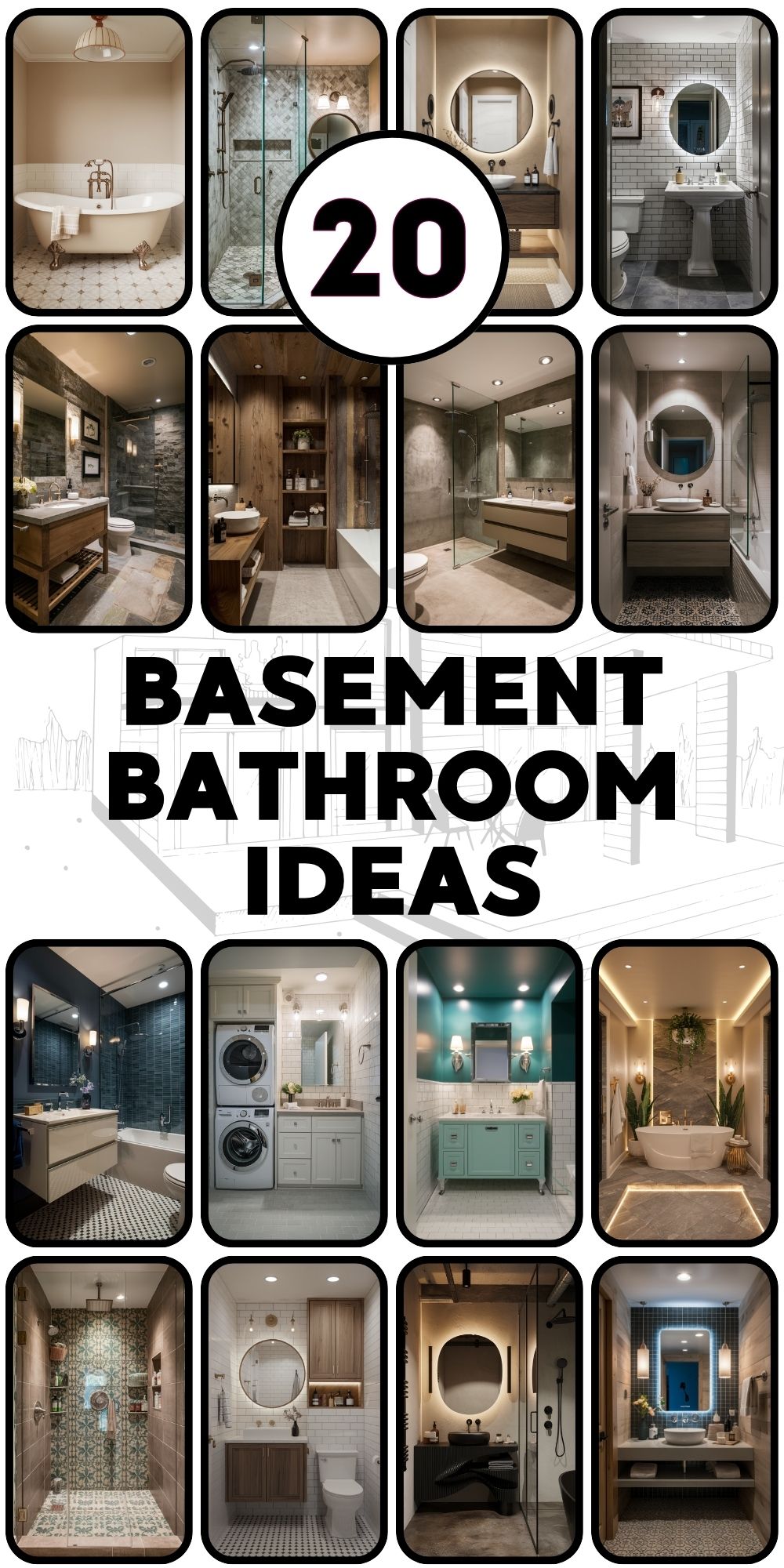 Basement Bathroom 20 Ideas and Designs: Elevate Your Space