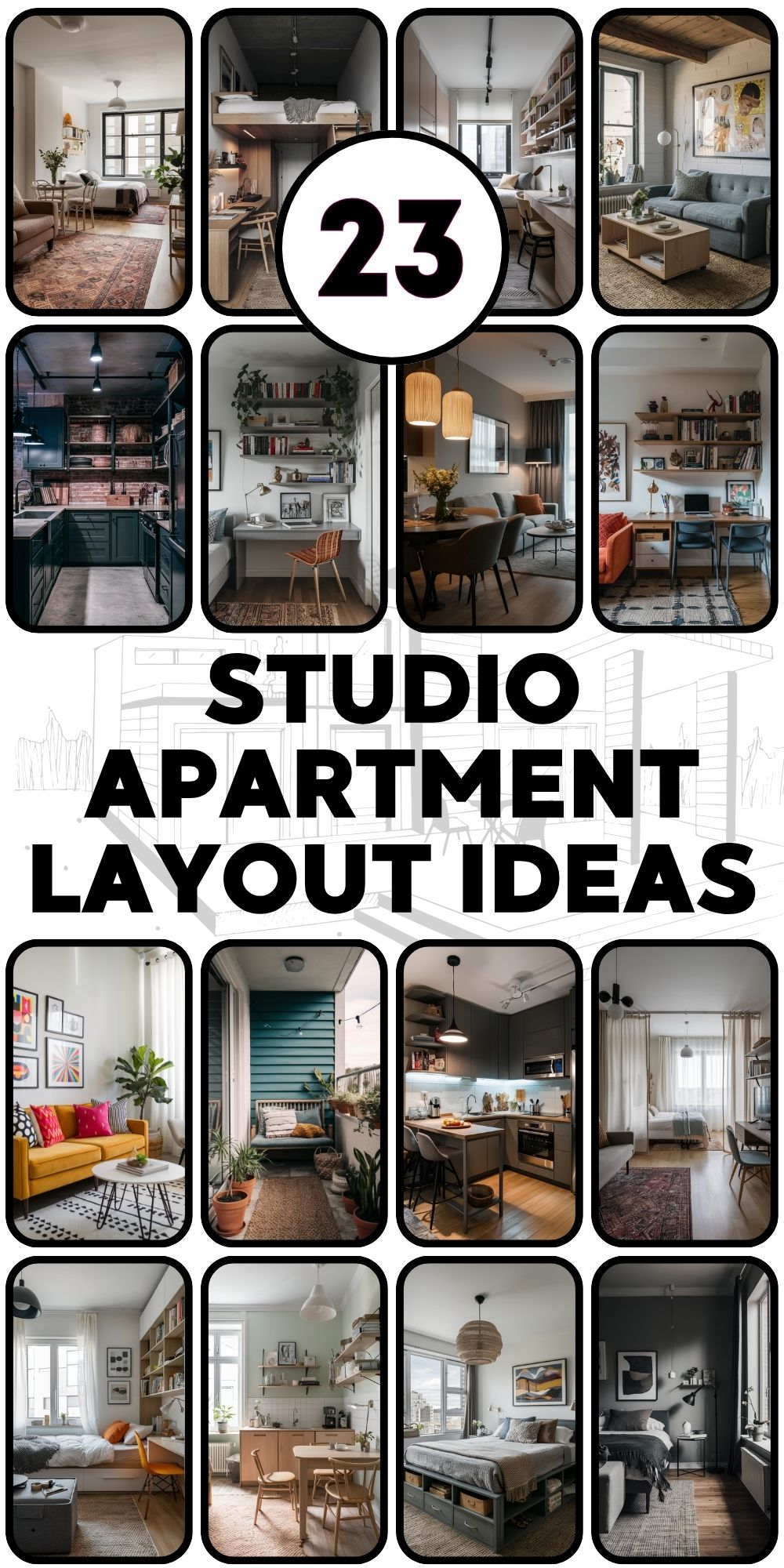 Studio Apartment Layout 23 Ideas for Every Style and Space