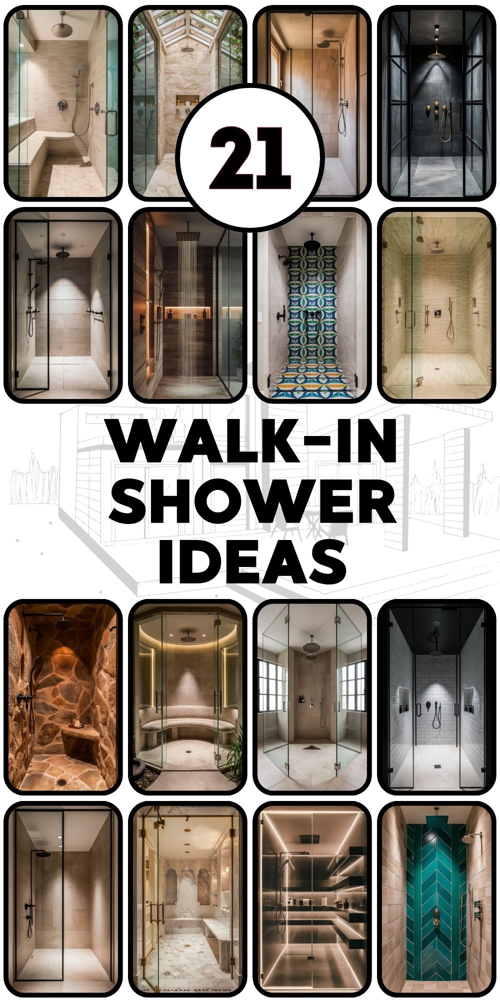 Walk-In Shower 42 Ideas to Transform Your Bathroom Space