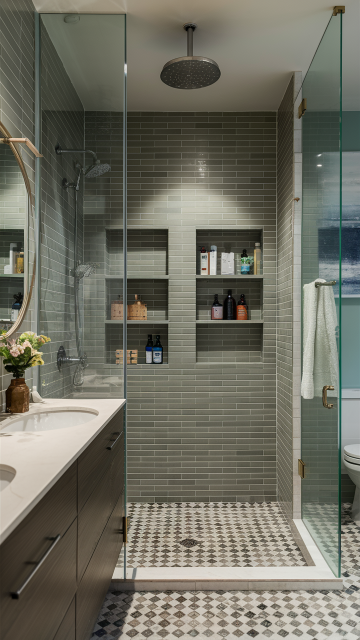 Half Wall Shower 23 Ideas: Elevating Your Bathroom Design