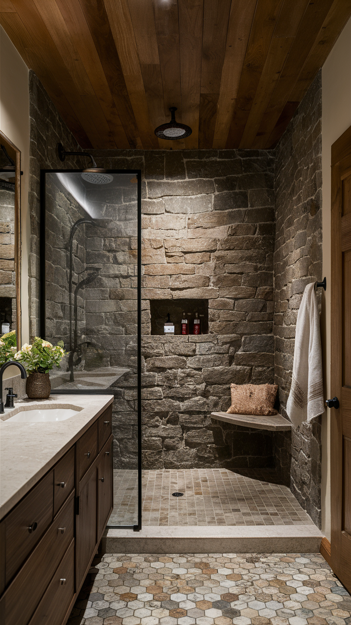 Half Wall Shower 23 Ideas: Elevating Your Bathroom Design