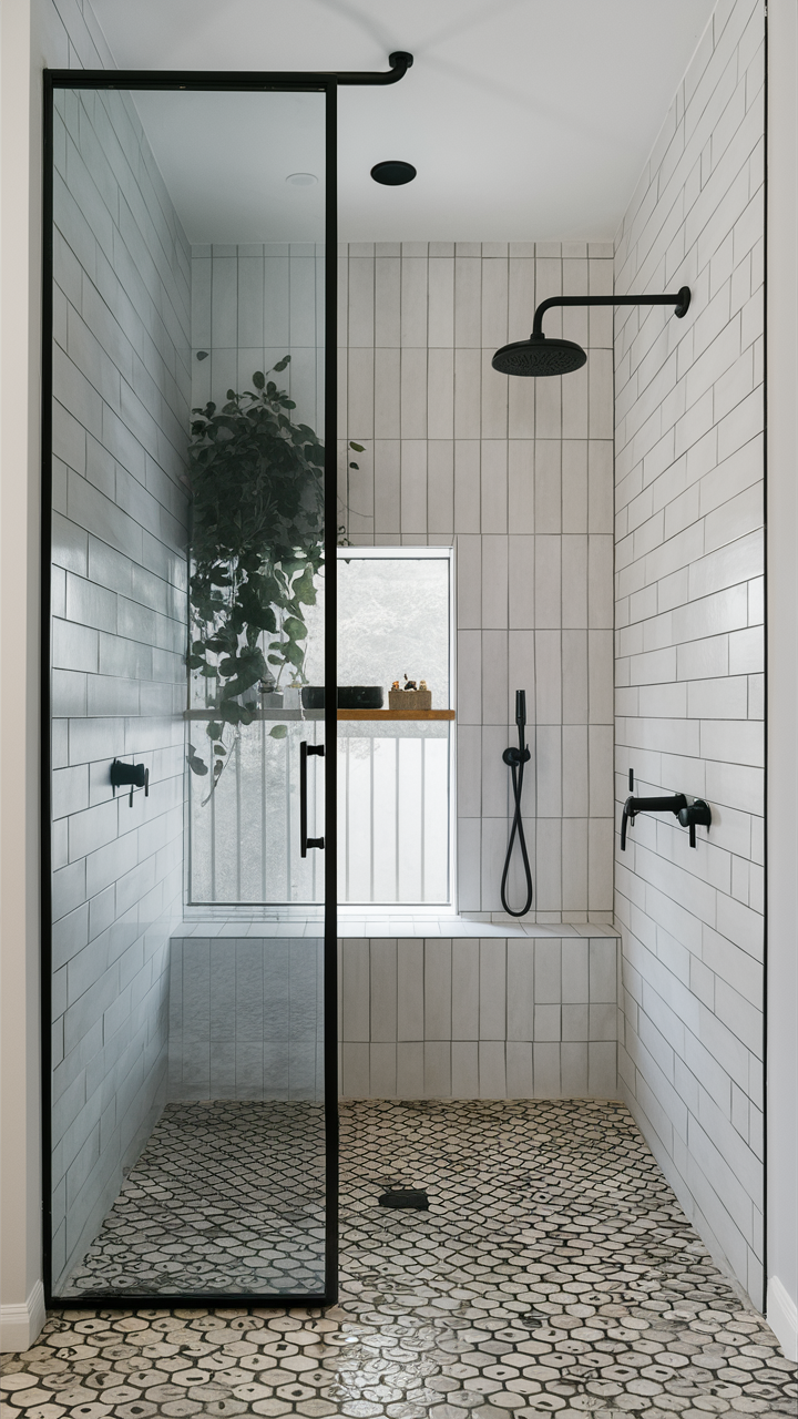 Half Wall Shower 23 Ideas: Elevating Your Bathroom Design