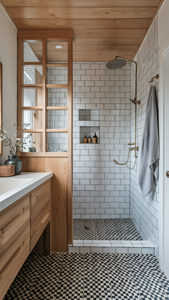 Half Wall Shower 23 Ideas: Elevating Your Bathroom Design