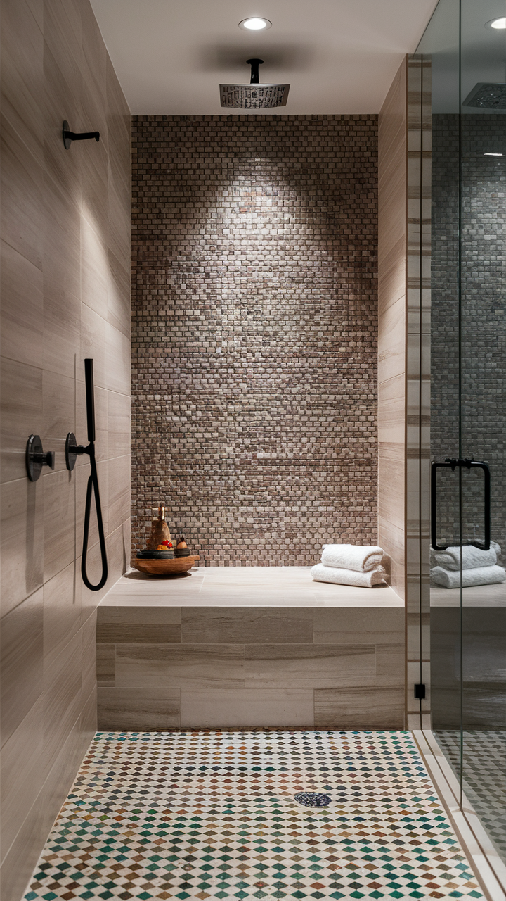 Half Wall Shower 23 Ideas: Elevating Your Bathroom Design