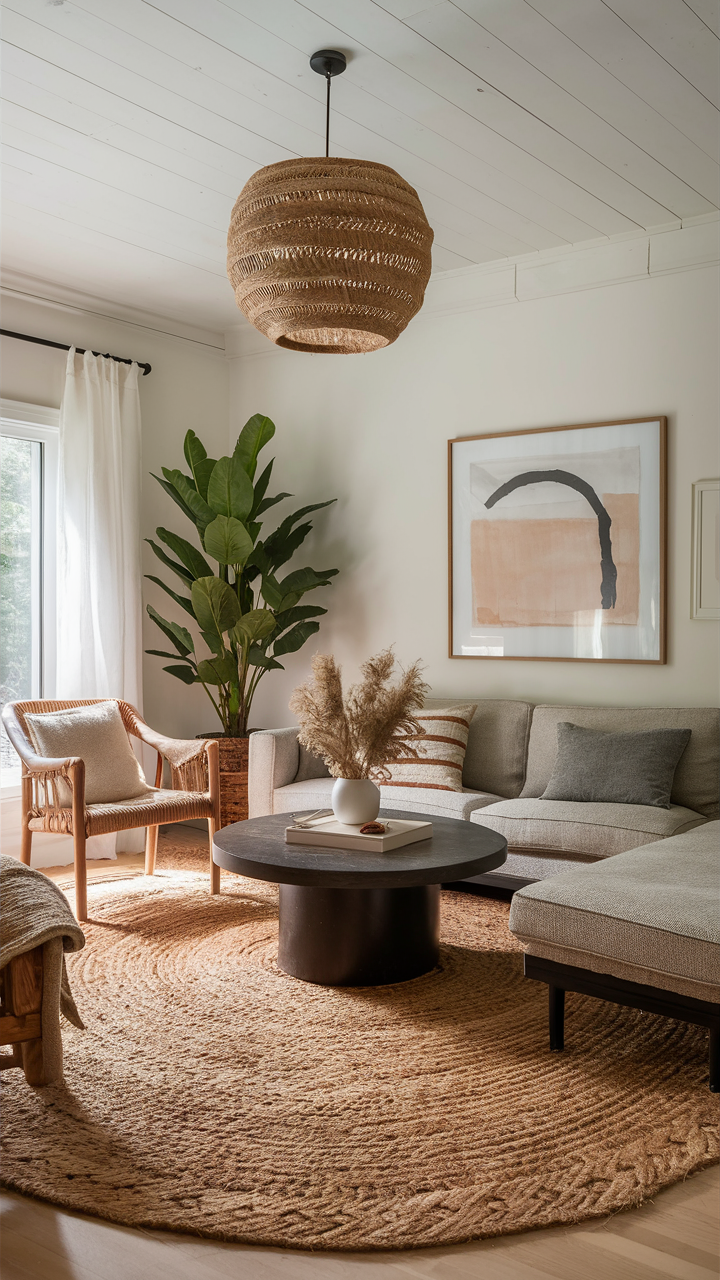 Earthy Living Room 23 Ideas: Transform Your Space with Nature-Inspired Design