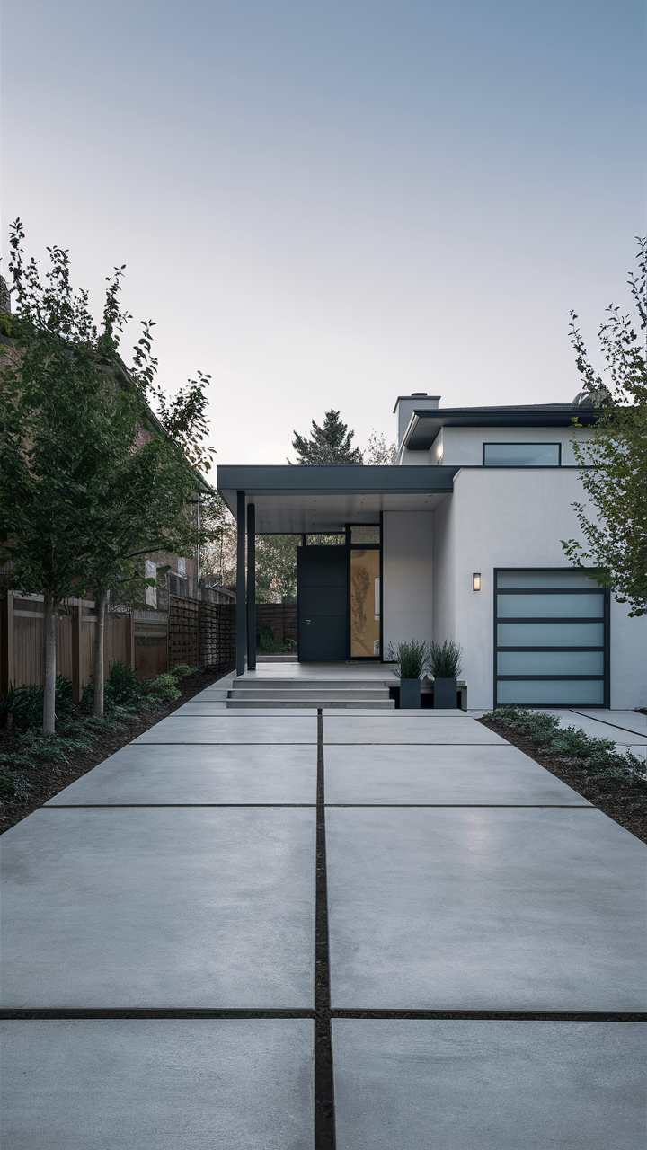 Modern Driveway 24 Ideas: Transform Your Home's First Impression