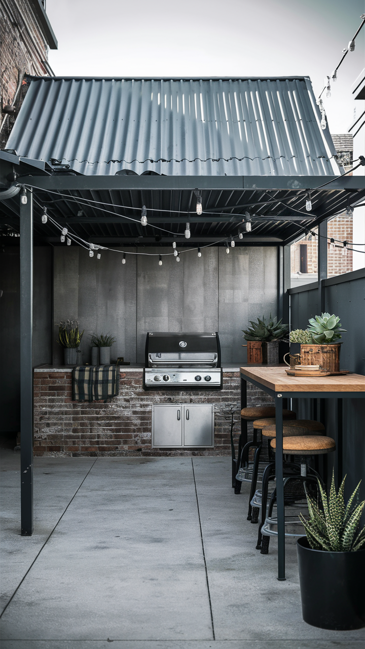 Outdoor BBQ Area with Roof: Design 18 Ideas and Inspiration