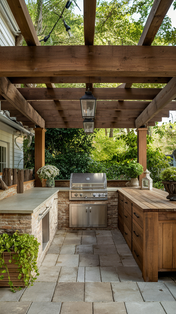 Outdoor BBQ Area with Roof: Design 18 Ideas and Inspiration