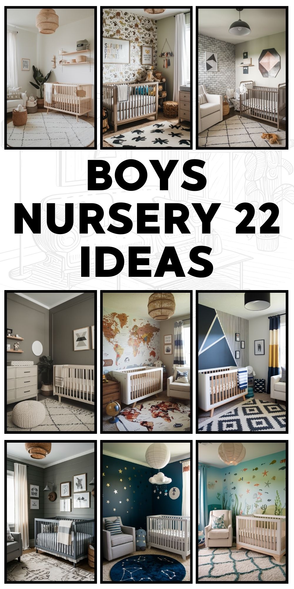 Boys Nursery 22 Ideas: Creative Themes and Inspiring Designs