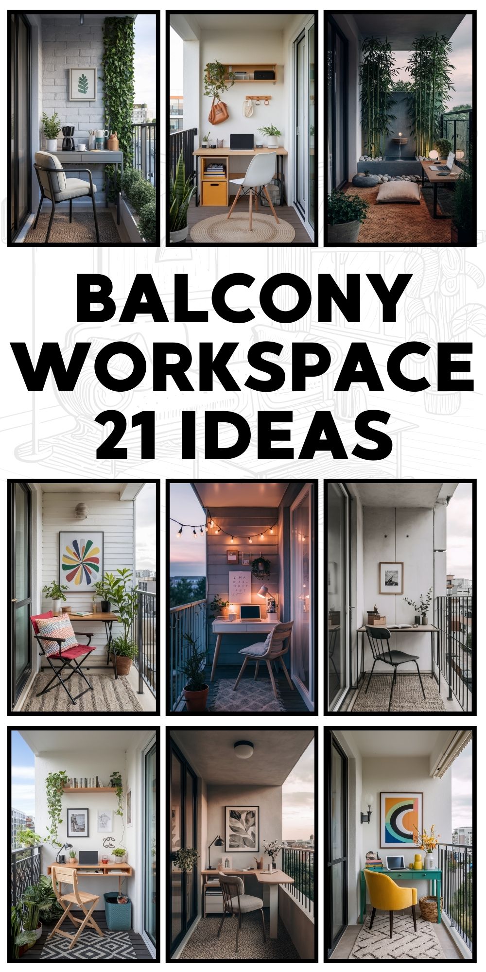 Balcony Workspace 21 Ideas: Design Inspiration for Any Space