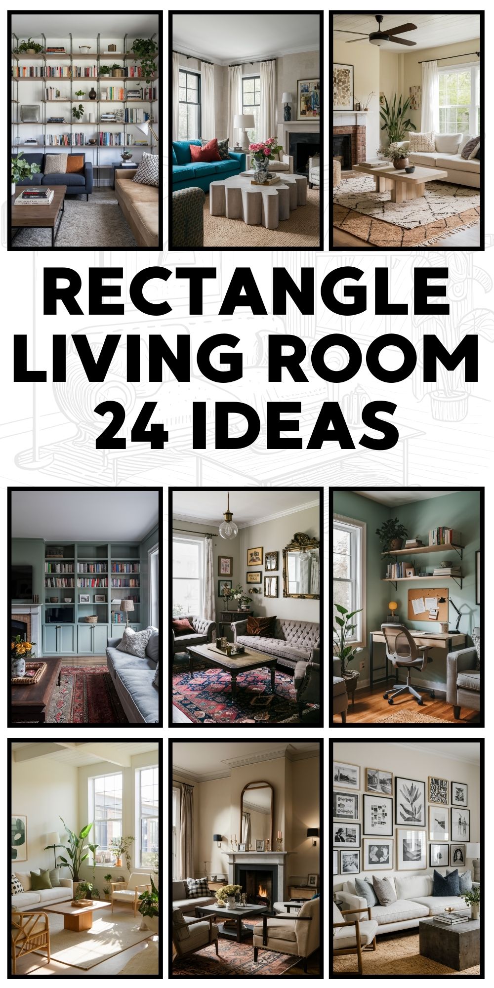 24 Inspiring Rectangle Living Room Ideas for a Stylish Makeover