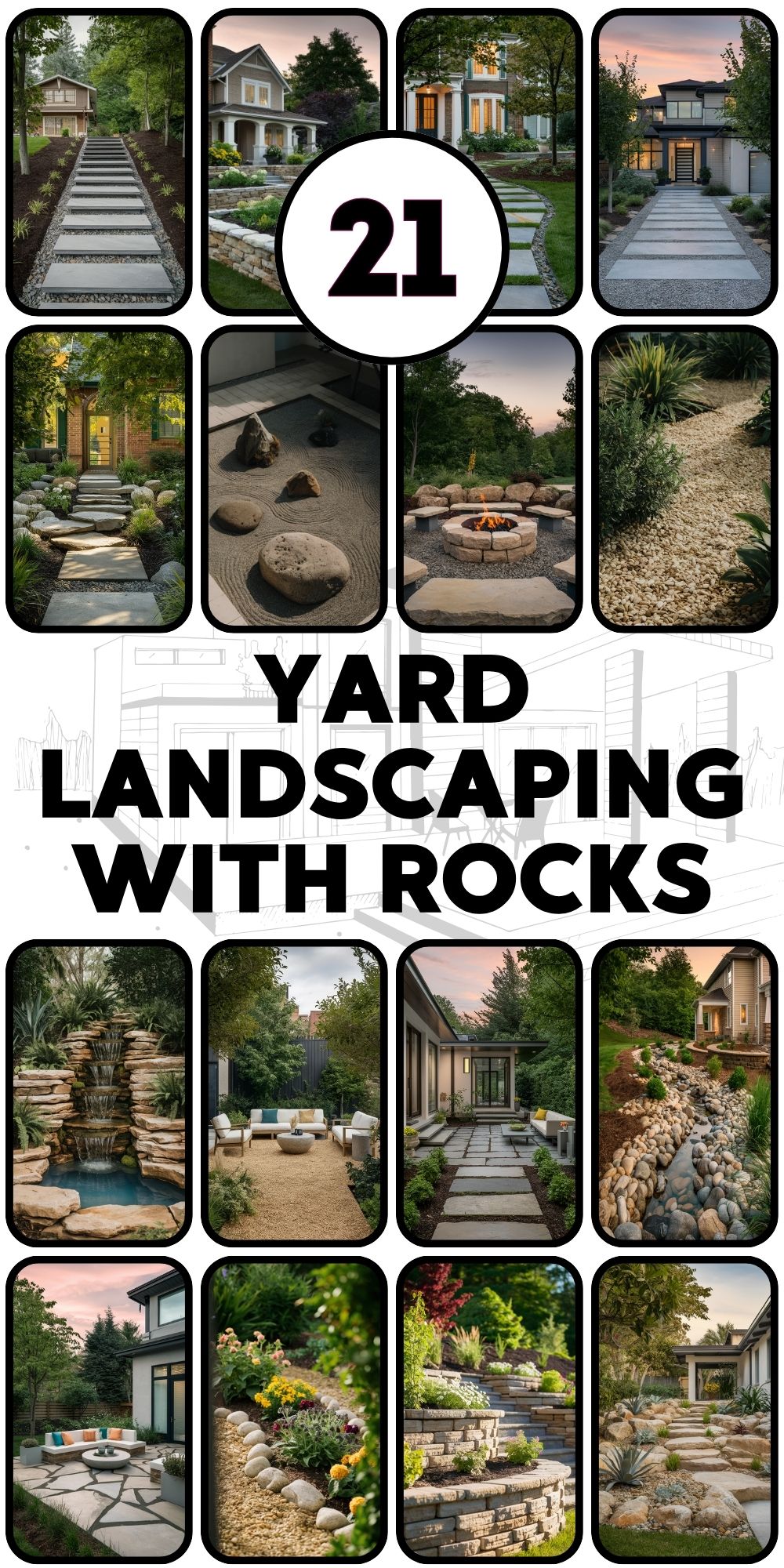 Yard Landscaping with Rocks: 21 Beautiful Ideas for Your Outdoor Space