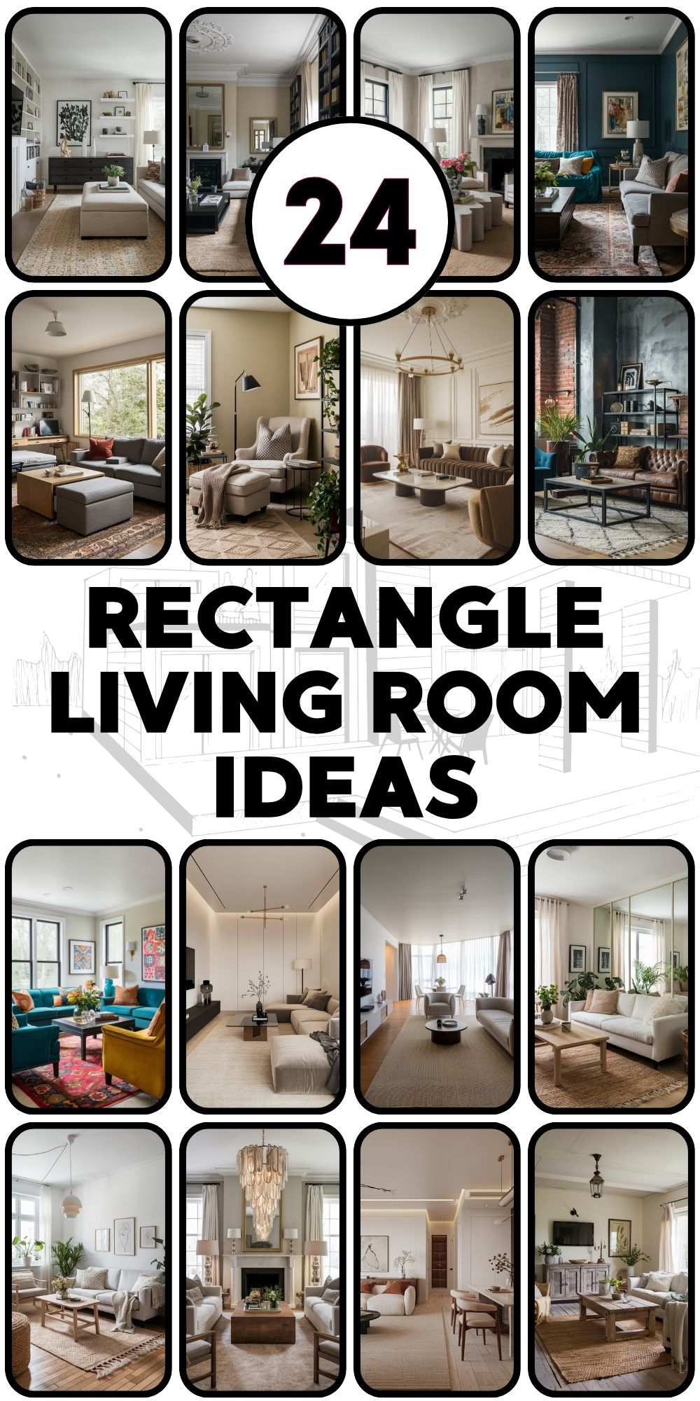 24 Inspiring Rectangle Living Room Ideas for a Stylish Makeover