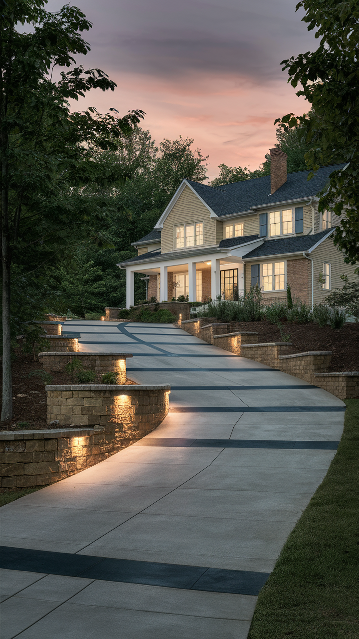 Modern Driveway 24 Ideas: Transform Your Home's First Impression