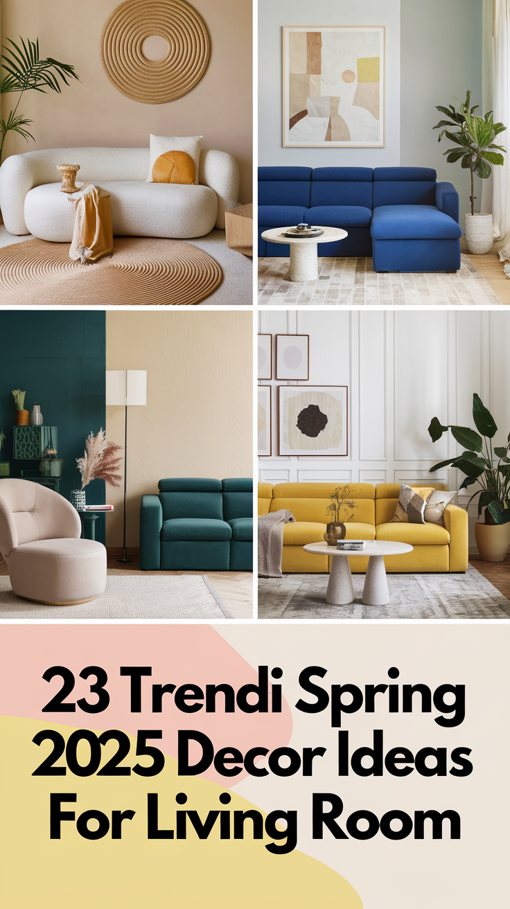 Trendi Spring 2025 Decor 23 Ideas for Living Room