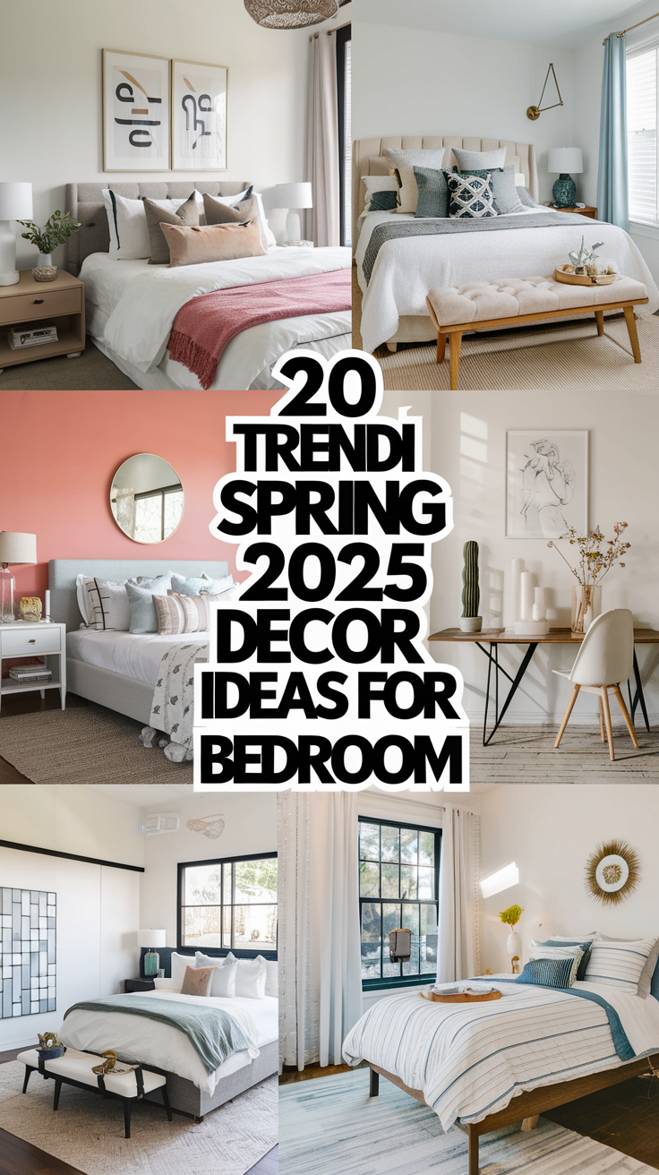 Trendi Spring 2025 Decor 20 Ideas for Bedroom