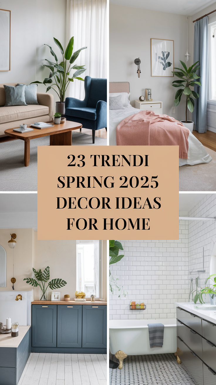 Trendi Spring 2025 Decor 23 Ideas for Home