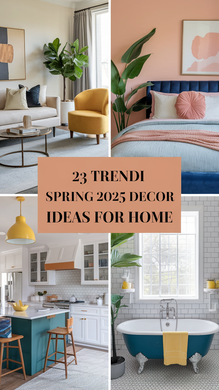 Trendi Spring 2025 Decor 23 Ideas for Home