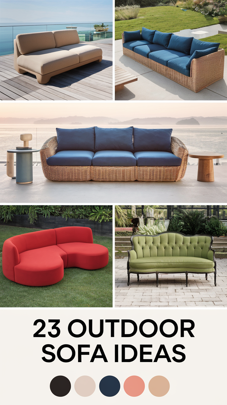 Outdoor Sofa 23 Ideas: Elevate Your Outdoor Spaces with Style and Functionality