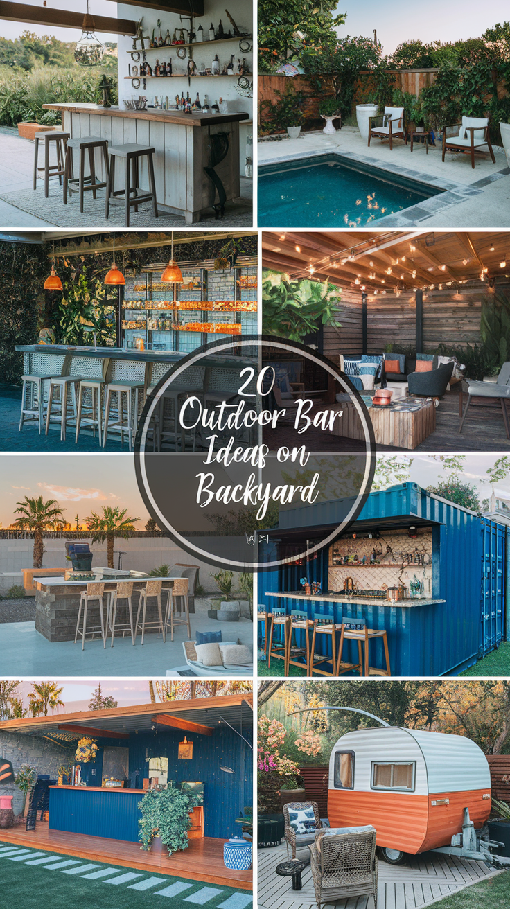 Outdoor Bar 20 Ideas for Your Backyard