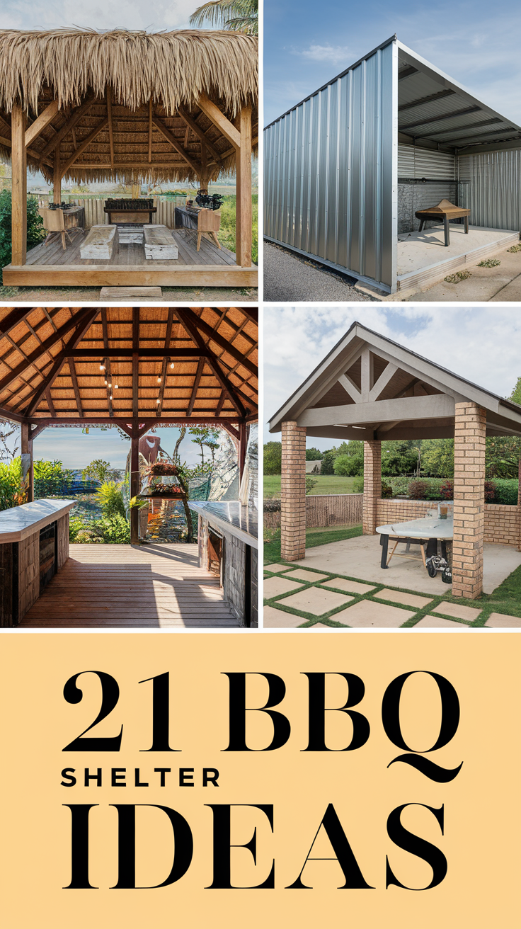 BBQ Shelter 21 Ideas: Creative and Practical Designs for Outdoor Spaces