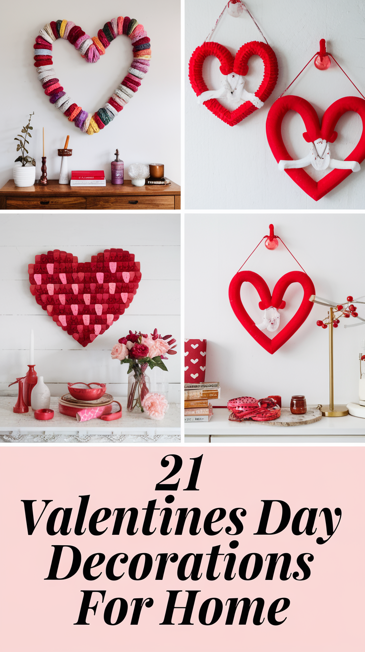 Valentine's Day Decorations for Home: DIY Ideas and Projects