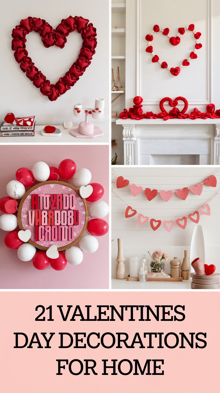 Valentine's Day Decorations for Home: DIY Ideas and Projects