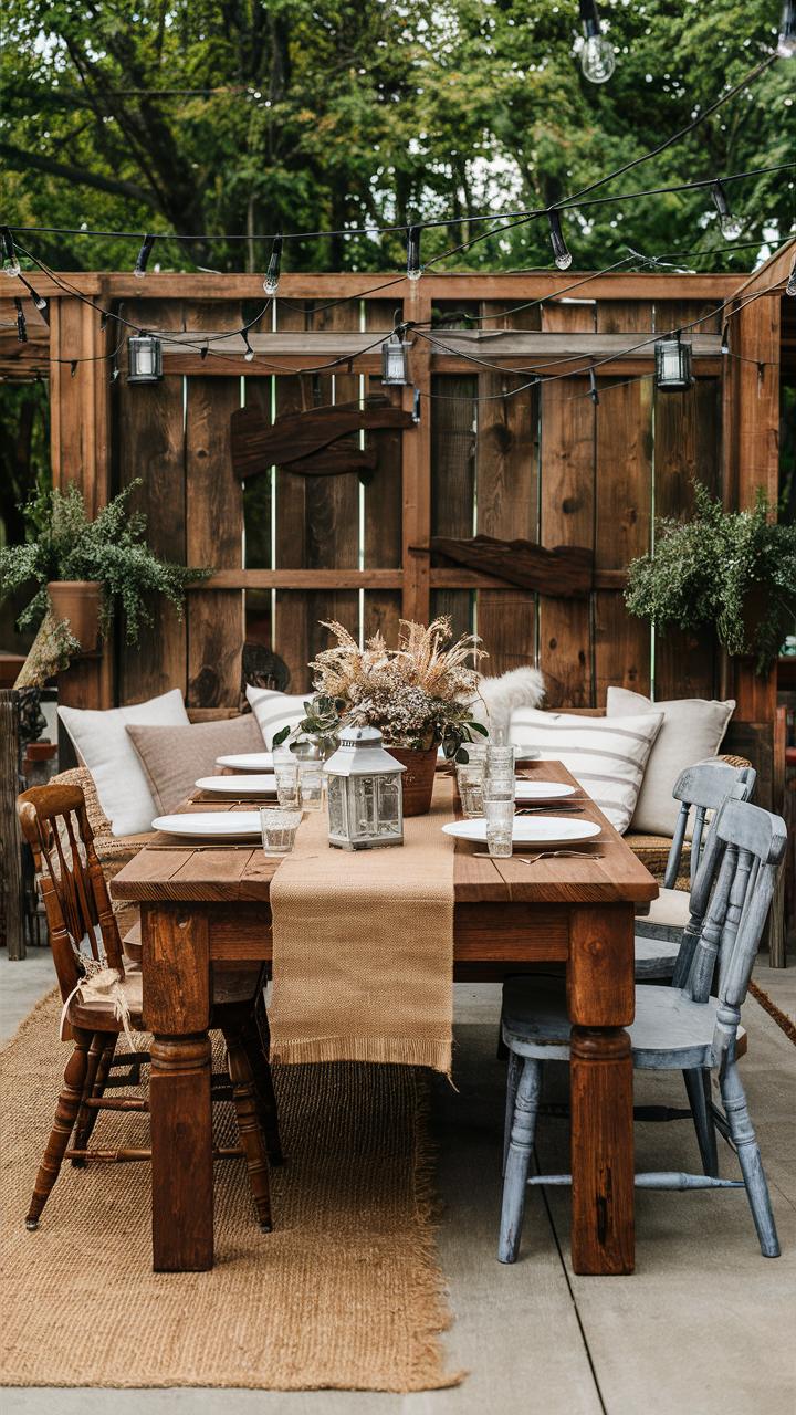 Outdoor Dining Area - Cute Family Space: 20 Design Ideas for Every Taste